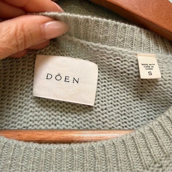Doen Gidea Cashmere Sweater in Tidepool size small - Picture 8 of 12